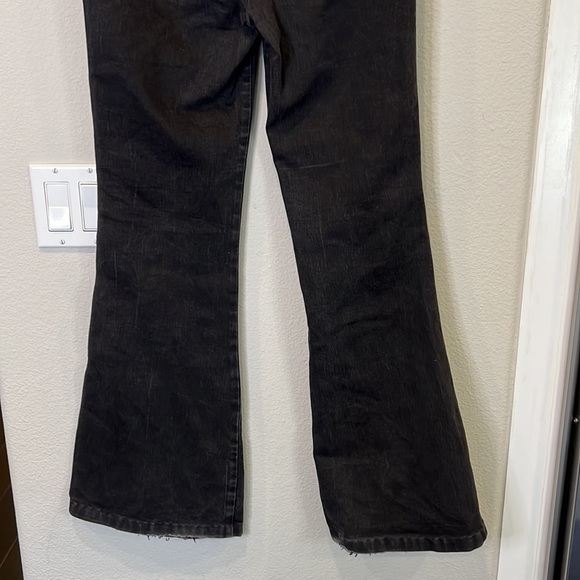 Urban Outfitters I BDG I Flat Front Flared Black Denim Jeans - Picture 7 of 9